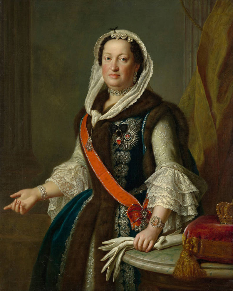 Józefa, żona króla Augusta III, portret, niezła sztuka