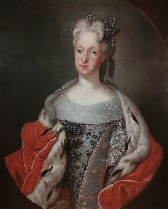 Maria Józefa, żona króla Augusta III, portret, niezła sztuka