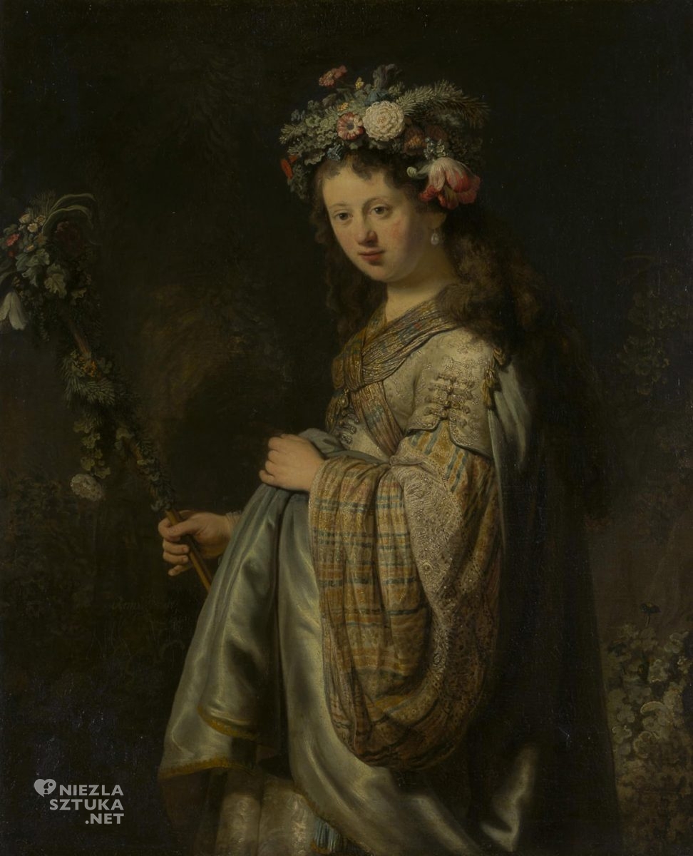 Rembrandt, Flora, Ermitaż, malarstwo holenderskie, niezła sztuka