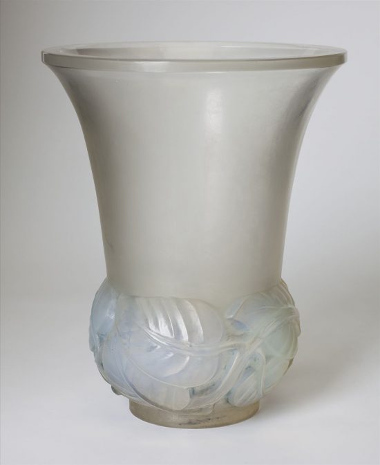 Rene Lalique, Wazon ze szkła opalizującego, sztuka użytkowa, szkło, design, niezła sztuka