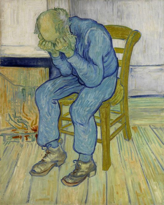 Vincent van Gogh, Stary człowiek pogrążony w smutku, depresja, Niezła Sztuka