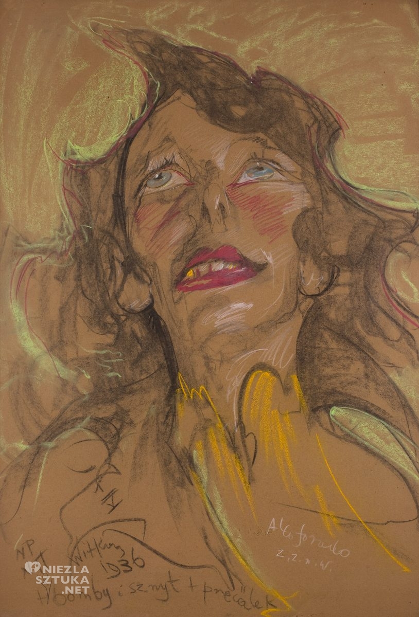 Stanisław Ignacy Witkiewicz, Witkacy, Portret Zofii ze Szczepanowskich Szumanowej, sztuka polska, Niezła Sztuka