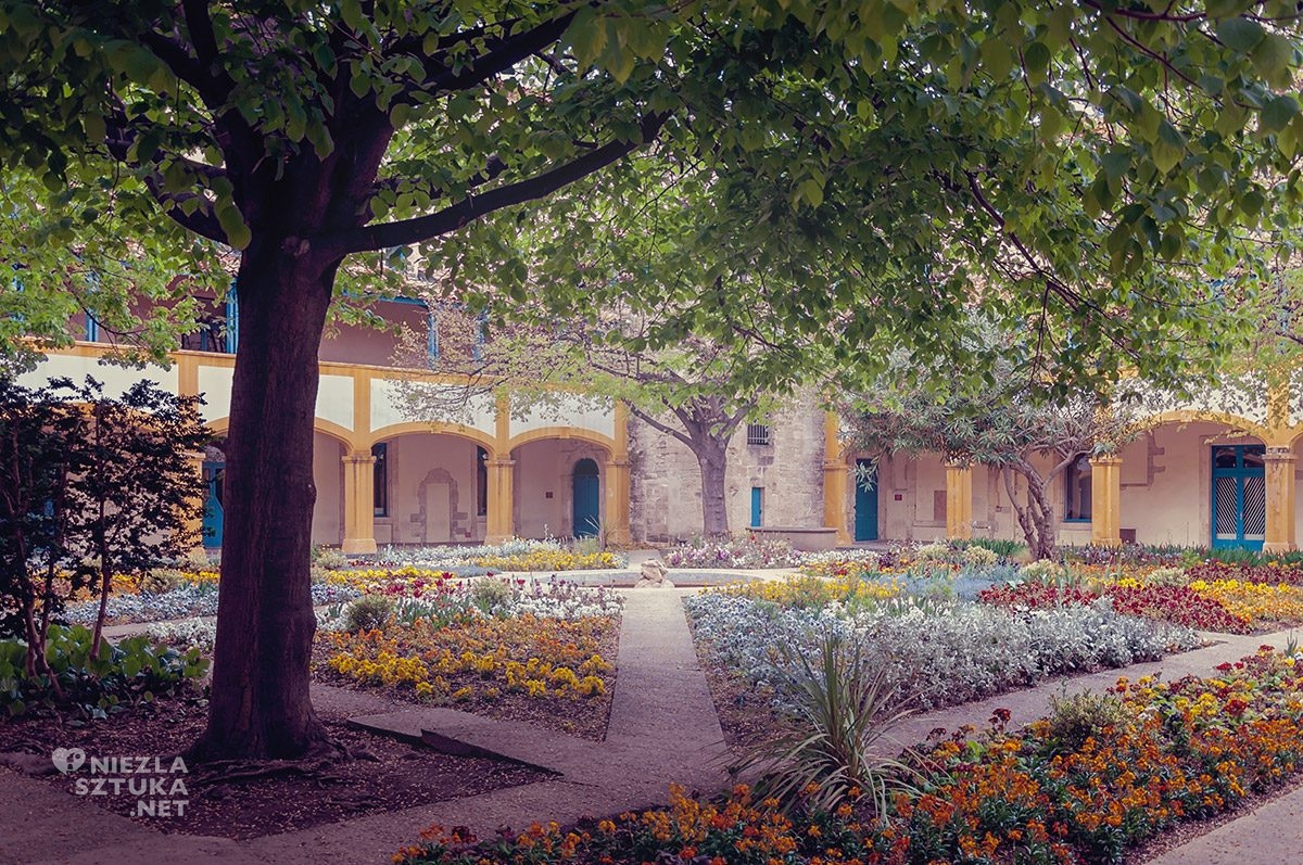 Dziedziniec szpitala, Arles, Van Gogh, niezła sztuka