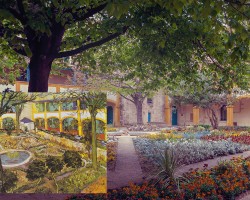 Dziedziniec szpitala, Arles, Van Gogh, niezła sztuka