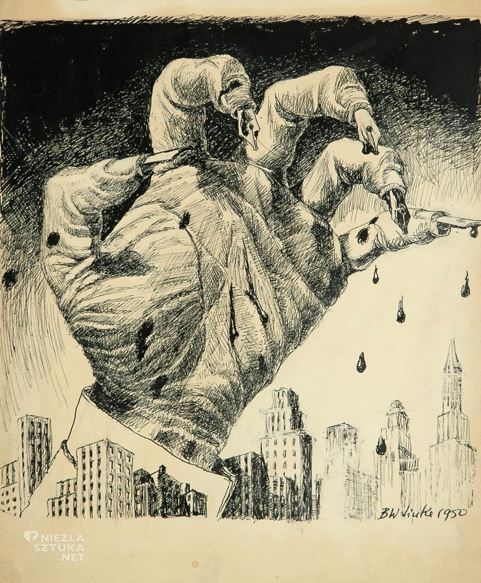 Bronisław Linke, Ręka Wall Street, sztuka polska, sztuka XX wieku, Niezła Sztuka