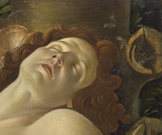 andro Botticelli, Wenus i Mars, detal, sztuka włoska, Niezła Sztuka