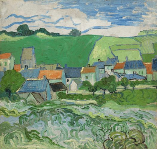 Vincent van Gogh, Widok na Auvers, Francja, Niezła Sztuka