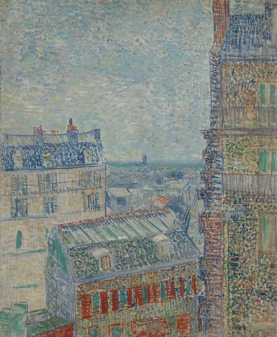 Vincent van Gogh, Widok z okna w mieszkaniu Theo, Theo van Gogh, Paryż, Niezła Sztuka