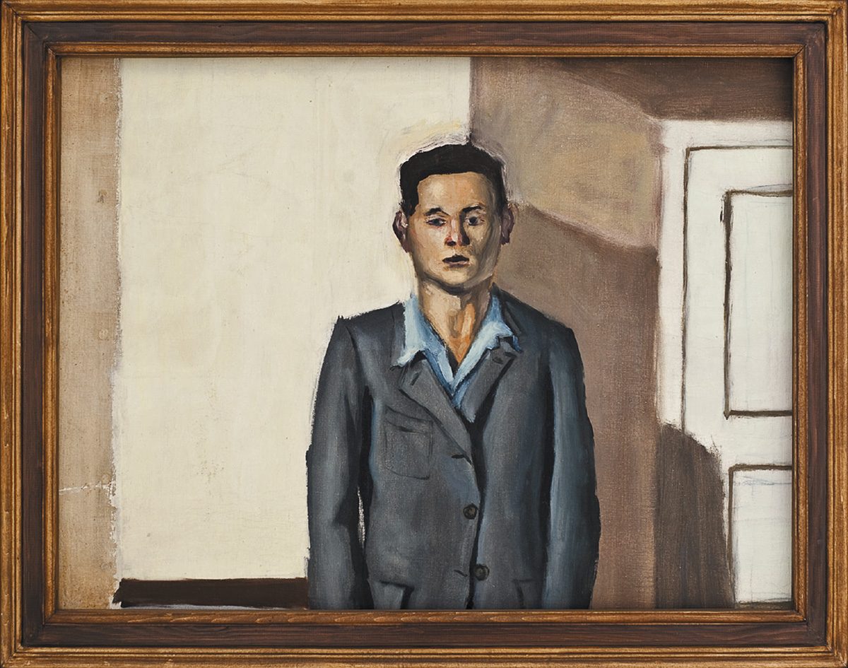 Andrzej Wróblewski, Portret młodego mężczyzny, niezła sztuka