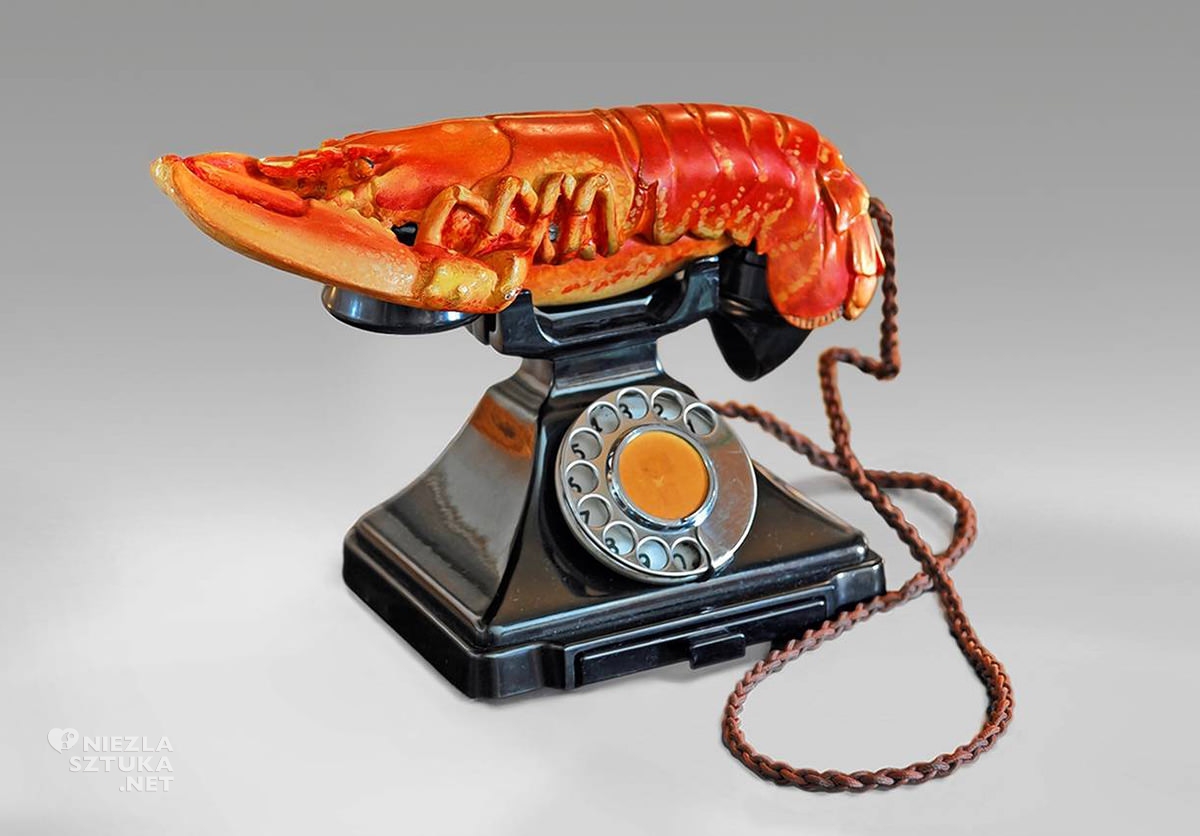Salvador Dalí, Telefon afrodyzjak, telefon homar, surrealizm, niezła sztuka