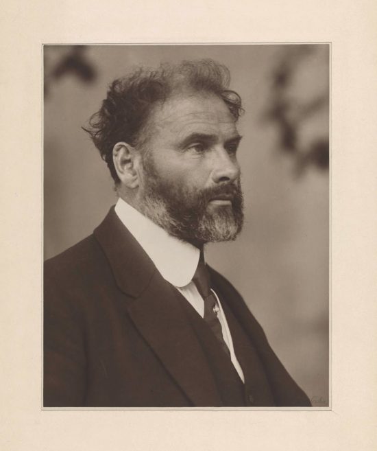 Portret Gustava Klimta z profilu, Gustav Klimt, Moritz Nähr, niezła sztuka