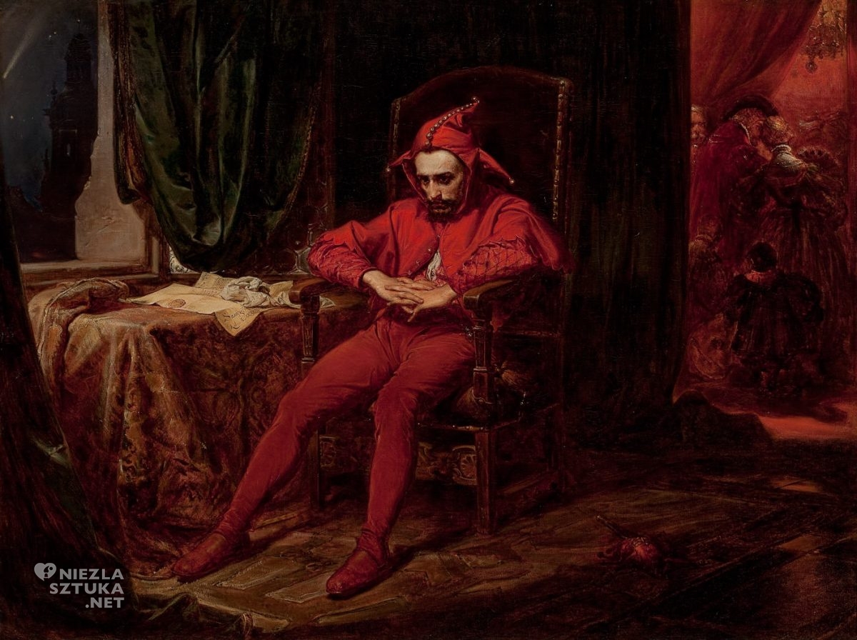 Jan Matejko, Stańczyk, sztuka polska, malarstwo polskie, Niezła Sztuka