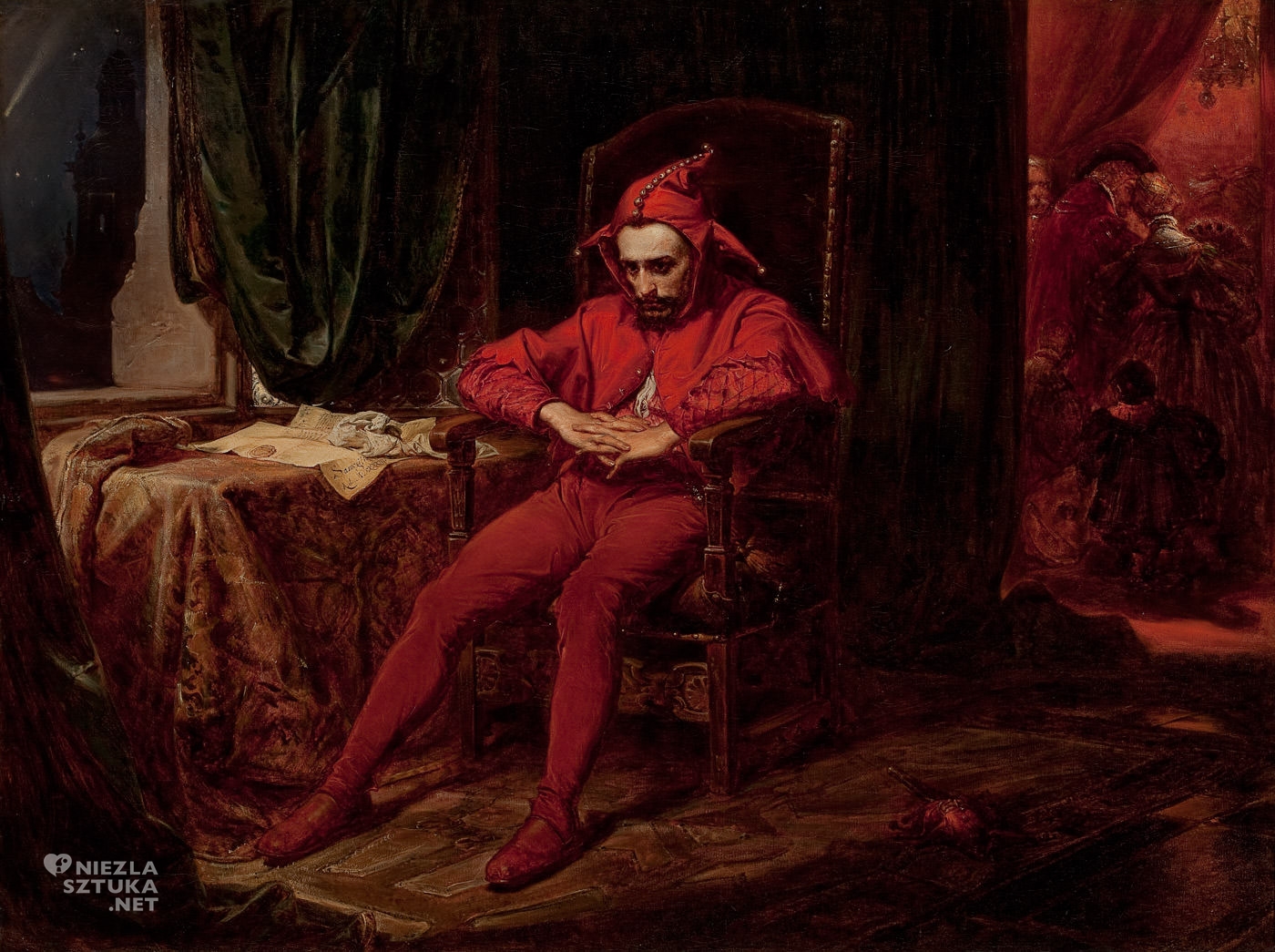 Jan Matejko, Stańczyk, sztuka polska, malarstwo polskie, Niezła Sztuka