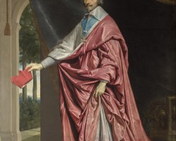 Philippe de Champaigne, Portret kardynała Richelieu, sztuka europejska, Niezła Sztuka