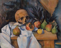 Paul Cezanne, Vanitas, Martwa natura z czaszką, sztuka francuska, Niezła Sztuka