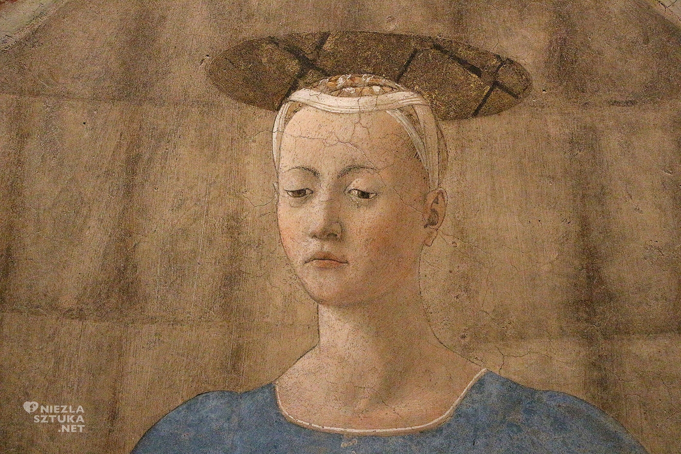 Piero della Francesca, Madonna del Parto, sztuka włoska, sztuka religijna, Niezła Sztuka