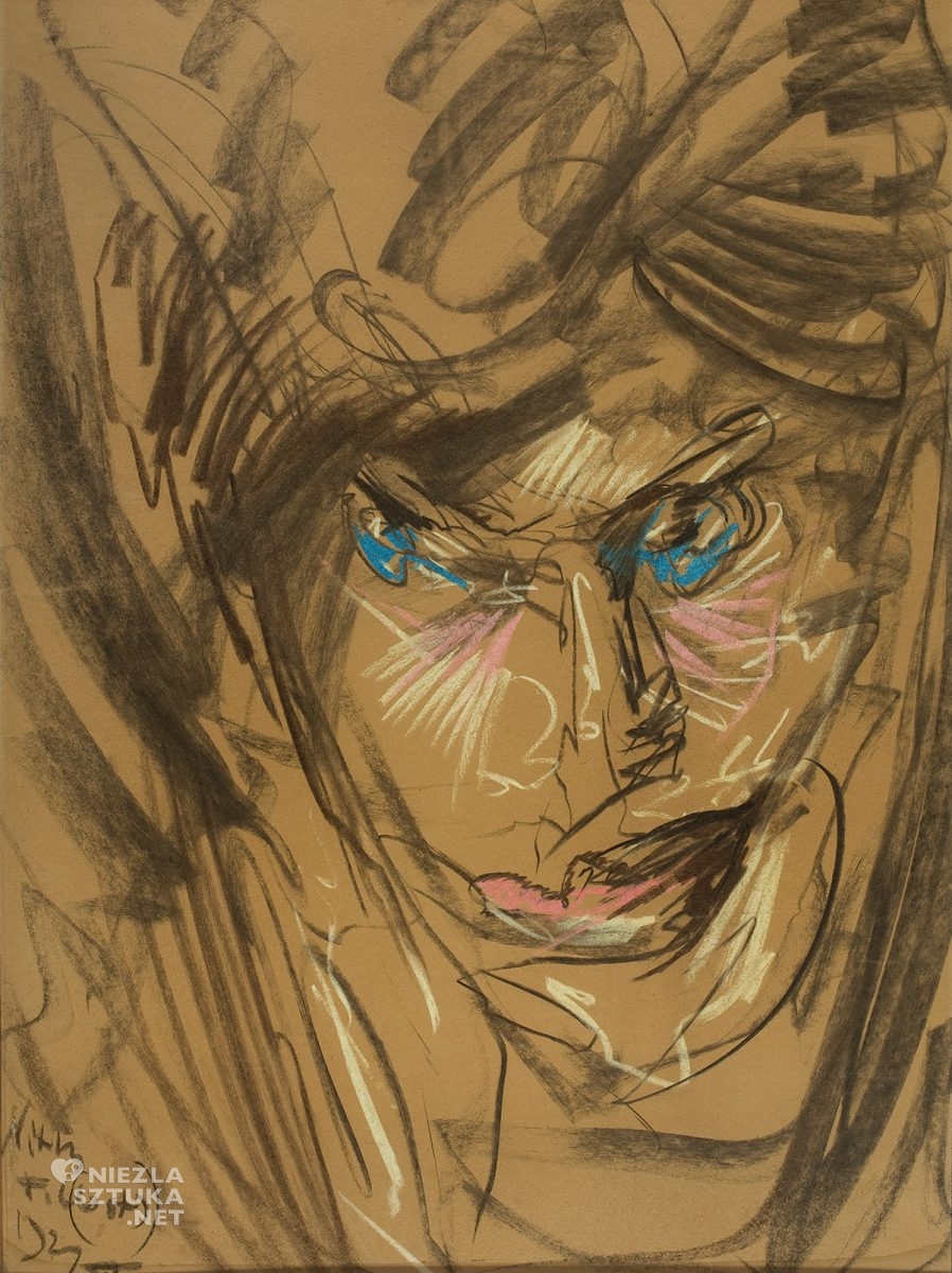 Stanisław Ignacy Witkiewicz, Witkacy, Portret Anieli Zagórskiej, sztuka polska, Niezła Sztuka