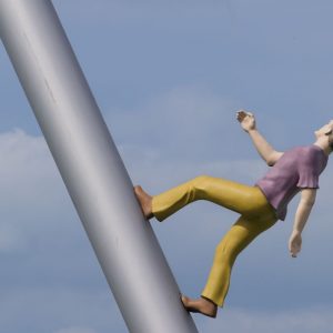Jonathan Borofsky, Man walking to the sky, documenta, Kassel, sztuka współczesna, Niezła Sztuka