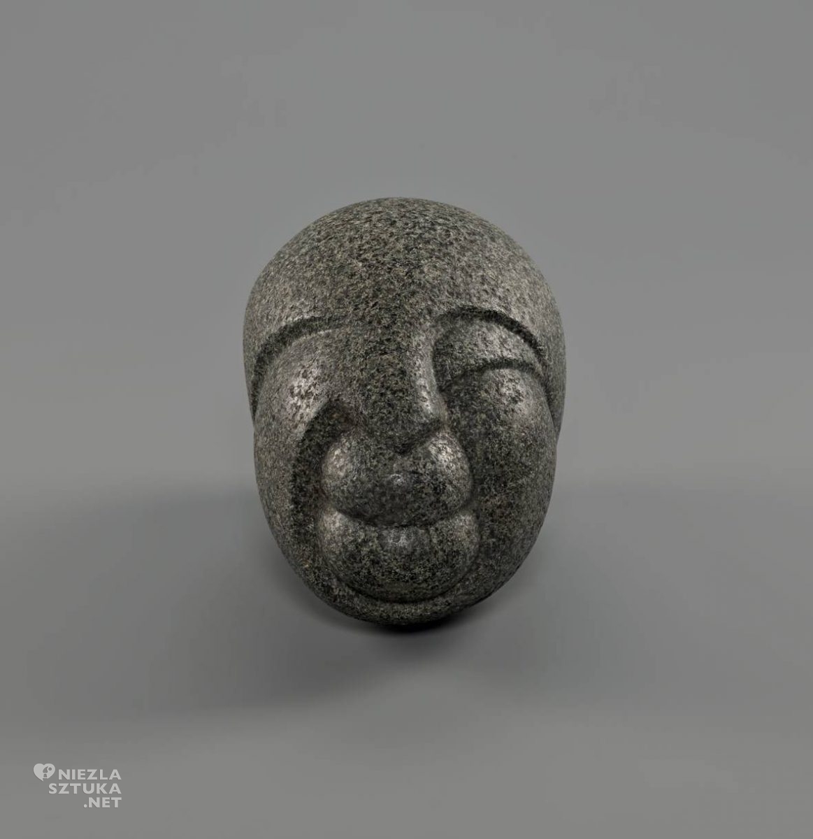 August Zamoyski, Portret formistyczny Antoniego Słonimskiego, rzeźba, sztuka polska, Niezła Sztuka