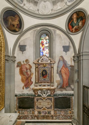 Jacopo Pontormo, Kaplica Capponich, kościół św. Felicyty, Florencja, malarstwo włoskie, niezła sztuka