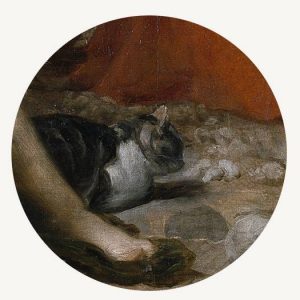 Diego Velázquez, Prządki, Baśń o Arachne, detal, koty w sztuce, Niezła Sztuka