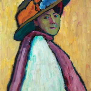 Gabriele Münter, Portret Marianne von Werefkin, kobiety w sztuce, sztuka niemiecka, Niezła Sztuka