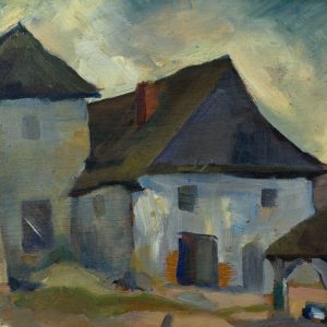 Irena Lorentowicz, Fragment Rynku w Kazimierzu, Kazimierz Dolny, Kazimierz nad Wisłą, kobiety w sztuce, Niezła Sztuka