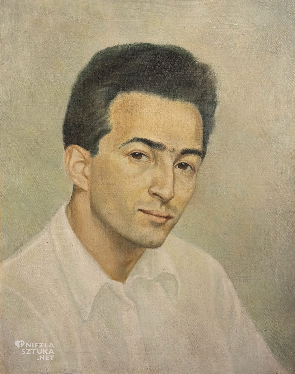 Józef Gielniak, Autoportret, malarstwo, Niezła Sztuka