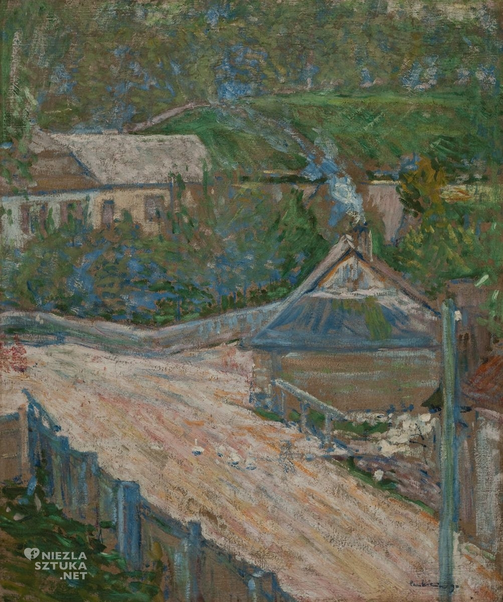 Józef Pankiewicz, Droga w Kazimierzu nad Wisłą, Kazimierz Dolny, sztuka polska, Niezła Sztuka