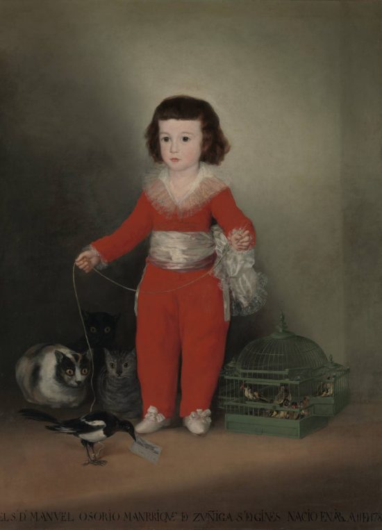 Francisco Goya, Manuel Osorio Manrique de Zuñiga, sztuka hiszpańska, koty w sztuce, Niezła Sztuka