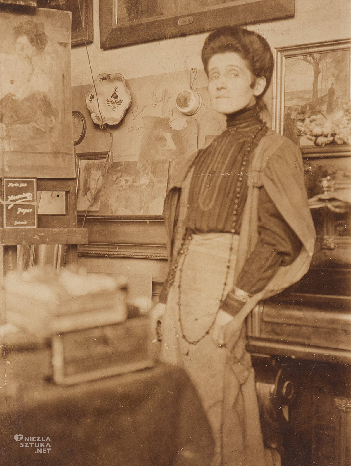 Olga Boznańska, Paryż, rue Vaugirard, kobiety w sztuce, pracownia, sztuka polska, Niezła Sztuka