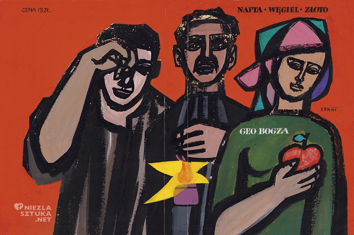 Marian Stachurski, Geo Bogza, polski ilustrator, polska ilustracja, plakat, niezła sztuka