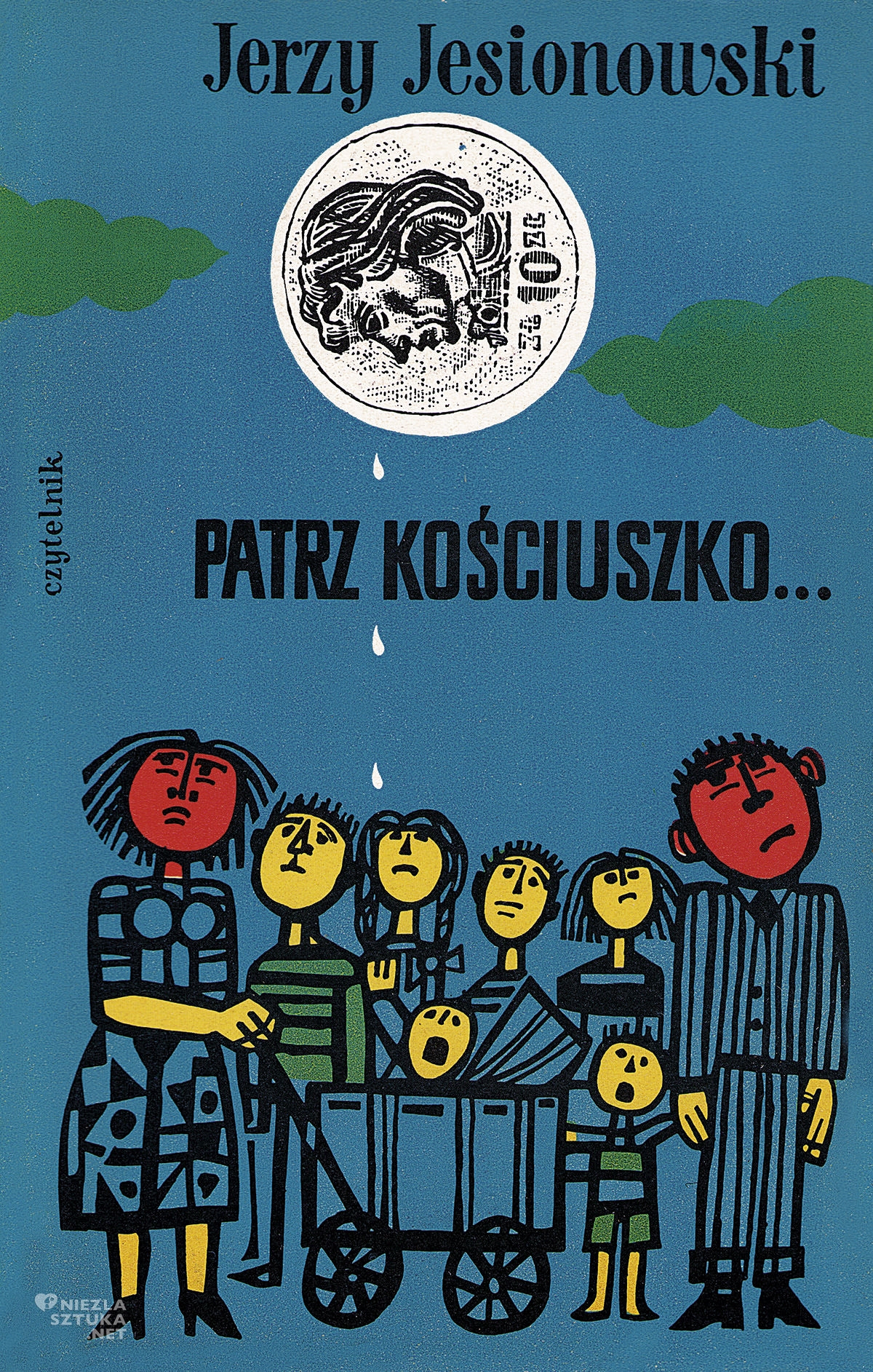 Marian Stachurski, Jerzy Jesionowski, Patrz Kościuszko, polski ilustrator, polska ilustracja, plakat, niezła sztuka