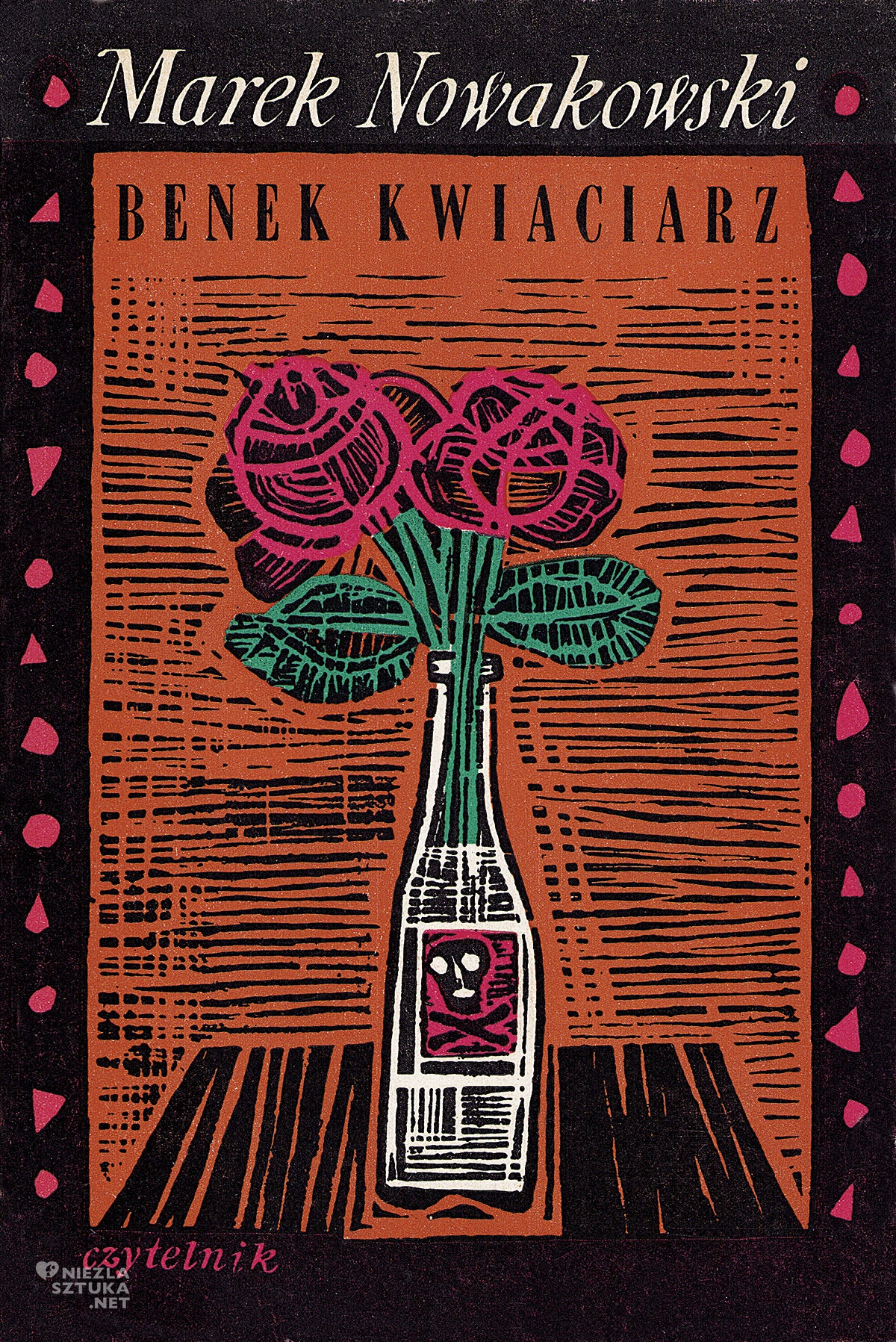 Marian Stachurski, Marek Nowakowski, Benek kwiaciarz, polski ilustrator, polska ilustracja, plakat, niezła sztuka