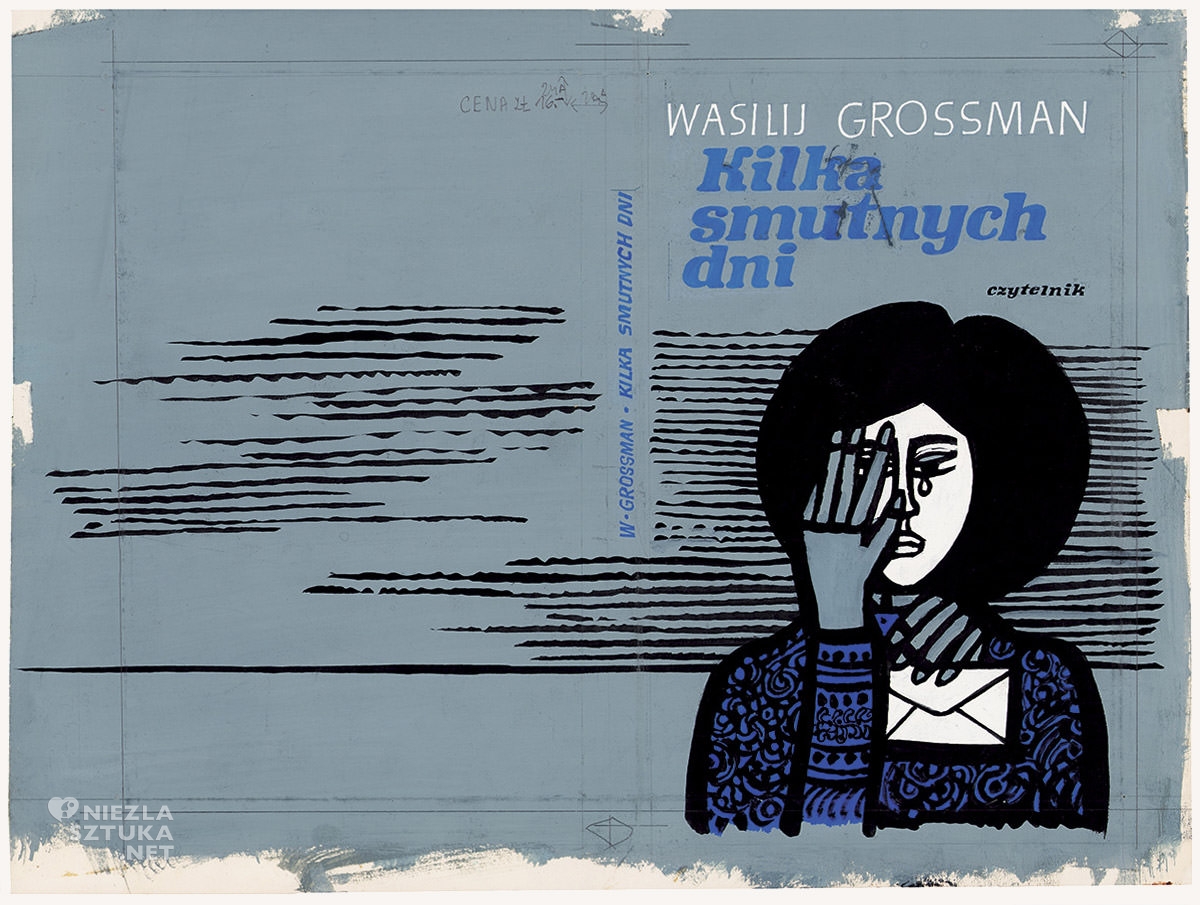 Marian Stachurski, Wasilij Grossman, Kilka smutnych dni, polski ilustrator, polska ilustracja, plakat, niezła sztuka