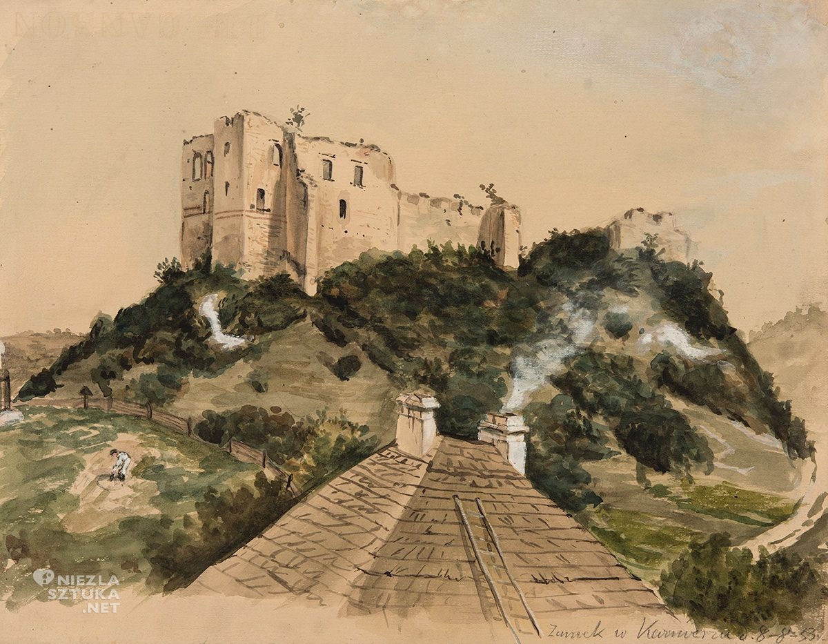 Wojciech Gerson, Zamek w Kazimierzu, Kazimierz Dolny, Kazimierz nad Wisłą, sztuka polska, Niezła Sztuka