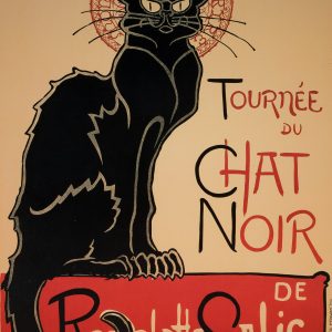 Théophile-Alexandre Steinlen, Chat Noir, plakat, koty w sztuce, Niezła Sztuka