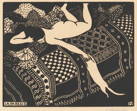 Felix Vallotton, Lenistwo, koty w sztuce, Niezła Sztuka