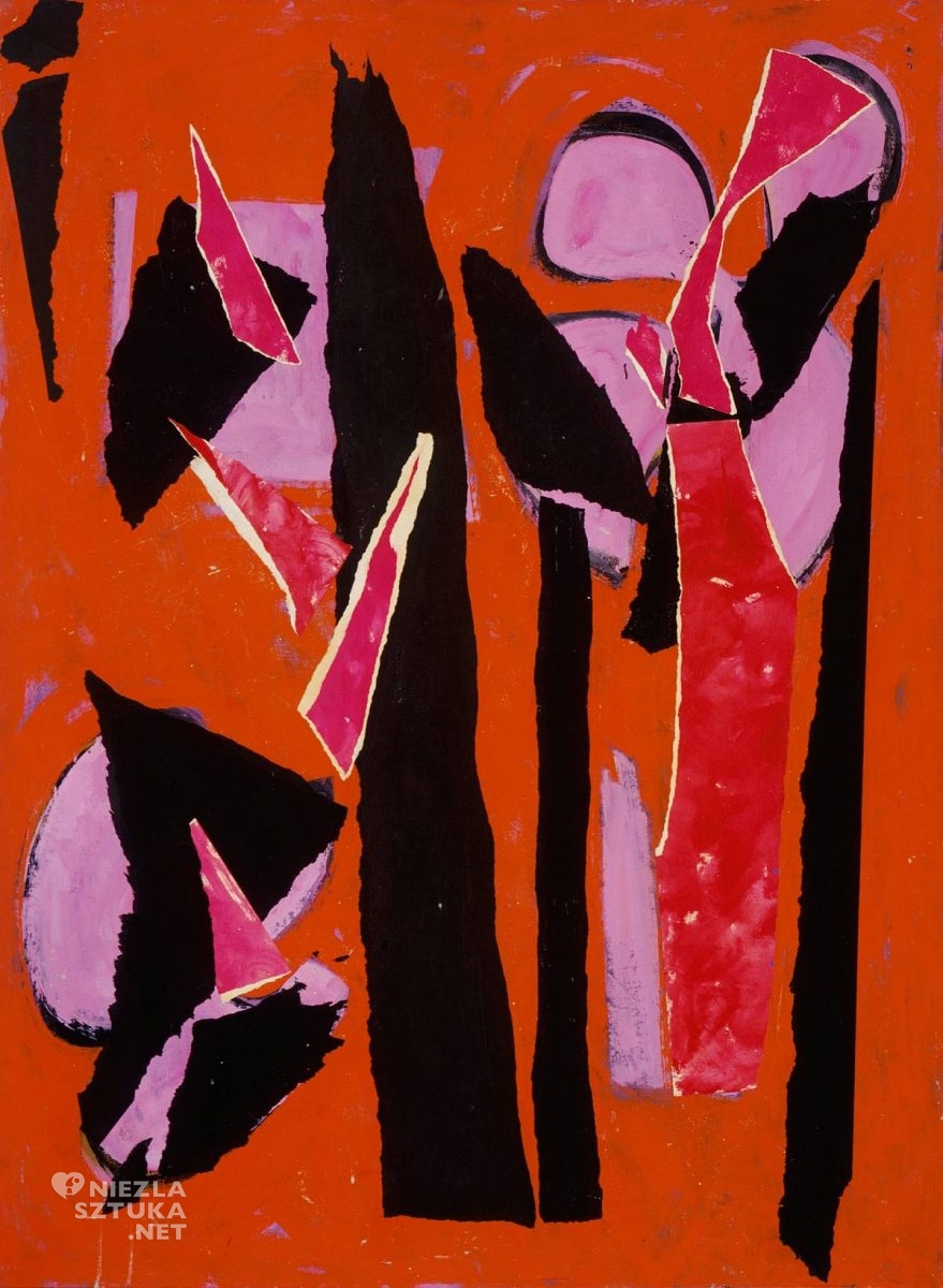 Lee Krasner, Desert Moon, abstrakcjonizm, sztuka amerykańska, sztuka współczesna, kobiety w sztuce, Niezła Sztuka