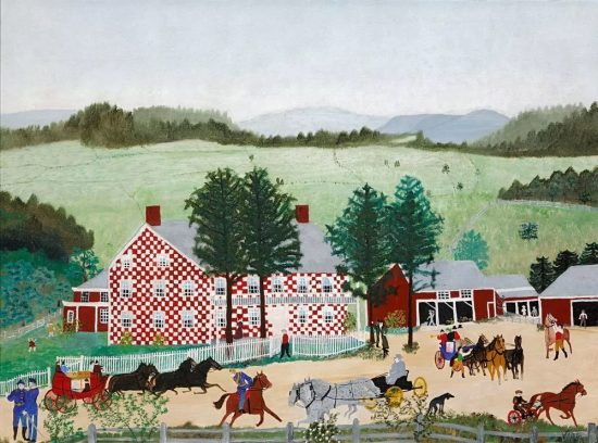 Anna Mary Robertson Grandma Moses, Babcia Mojżesz, Stary kraciasty dom, kobiety w sztuce, sztuka amerykańska, Niezła Sztuka