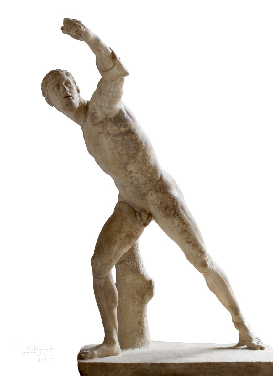Agasis z Efezu, Szermierz z Borghese, antyk, starożytna Grecja, rzeźba, Niezła Sztuka