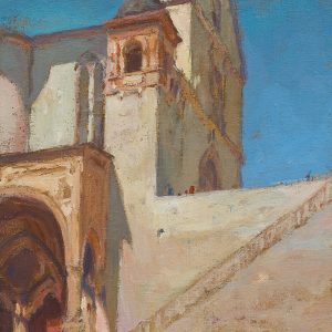 Józef Panfil, Motyw z Asyżu, Włochy, sztuka polska, Niezła Sztuka