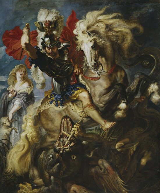 Peter Paul Rubens, Święty Jerzy i smok, sztuka flamandzka, Niezła Sztuka