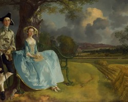 Thomas Gainsborough, Pan i Pani Andrews, sztuka brytyjska, Niezła Sztuka