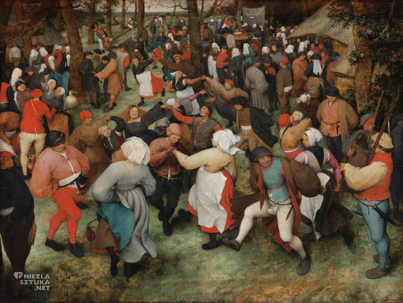 Pieter Bruegel starszy, Taniec weselny, niezła sztuka