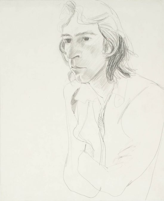 David Hockney, studium do obrazu, Pan i Pani Clark i Percy, szkic, sztuka współczesna, sztuka angielska, sztuka brytyjska, Niezła Sztuka