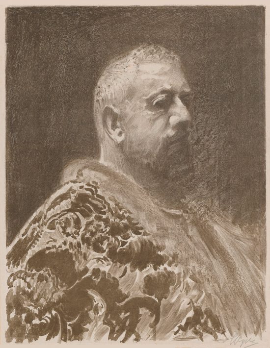 Leon Wyczółkowski, Portret Erazma Barącza, kolekcjoner, Wieliczka, Niezła Sztuka