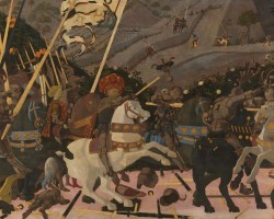 Paolo Ucello, Bitwa pod San Romano, sztuka włoska, renesans, perspektywa, Niezła Sztuka