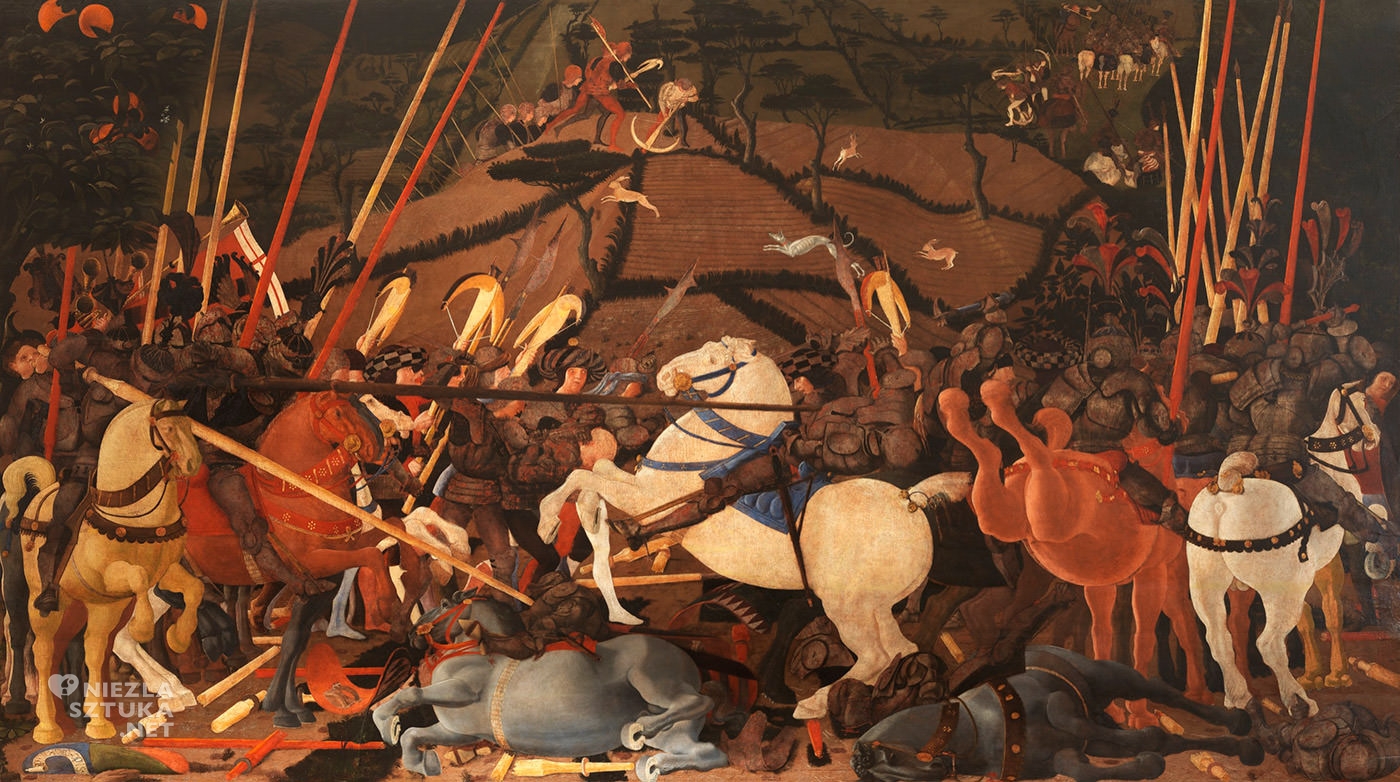 Paolo Uccello, Bitwa pod San Romano, sztuka włoska, renesans, Niezła Sztuka