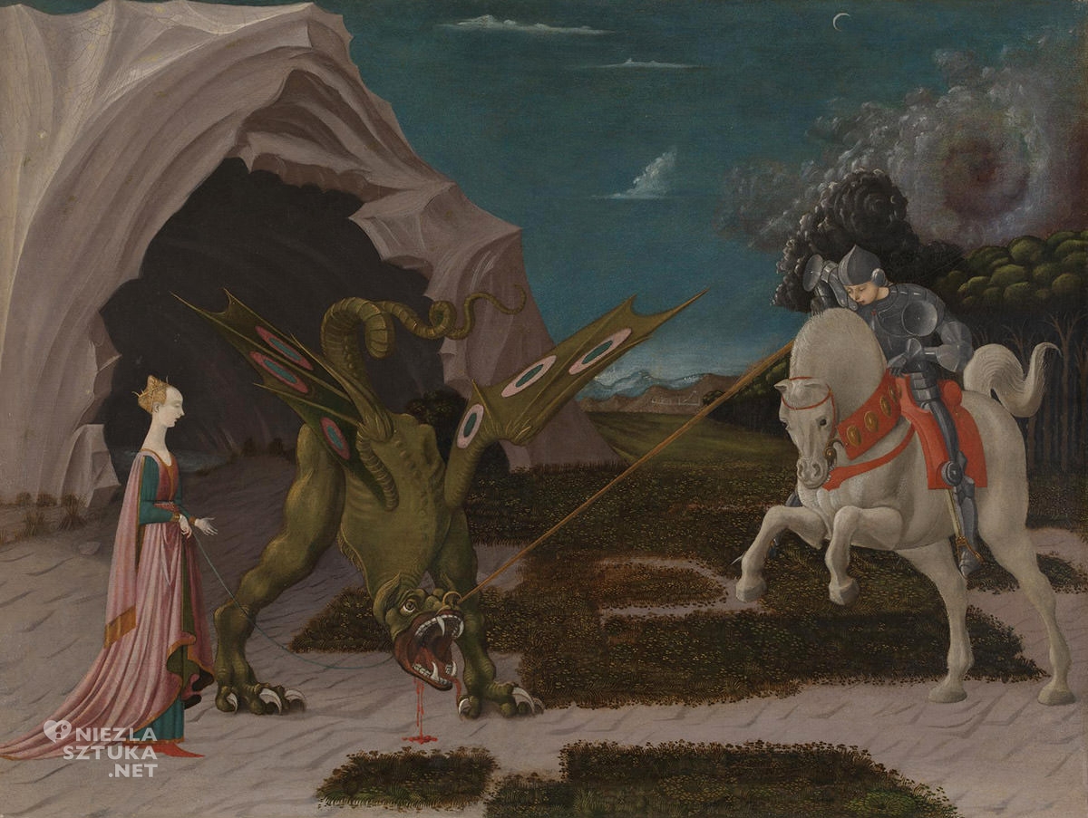 Paolo Uccello, Święty Jerzy i smok, malarstwo włoskie, Niezła sztuka